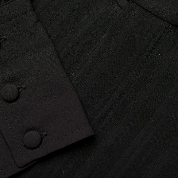 🆕️Polo Ralph Lauren Jacquard Stripe Silk Blouse - Picture 6 of 7